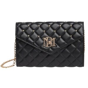 Badgley Mischka Diamond Quilt Convertible Crossbody Bag